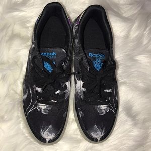 Floral Reebok sneakers